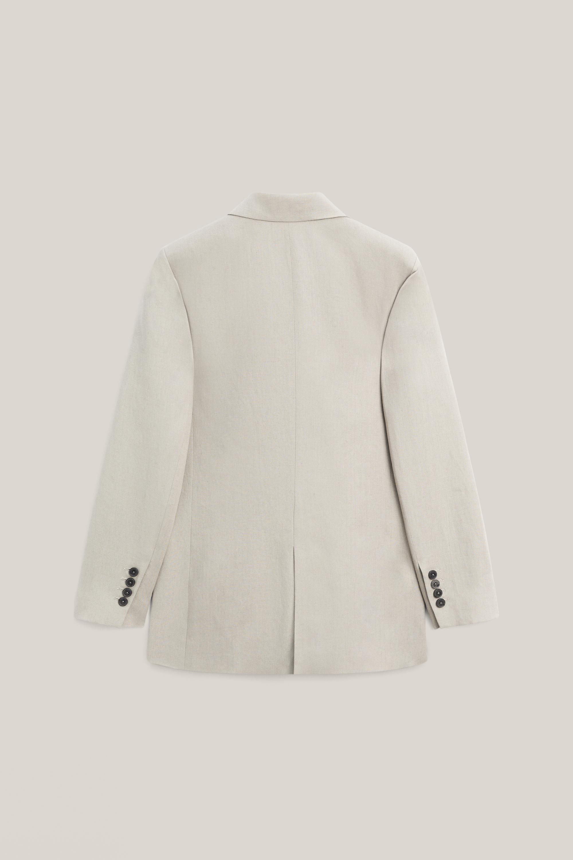 100% linen double-breasted suit blazer - LIMITED EDITION